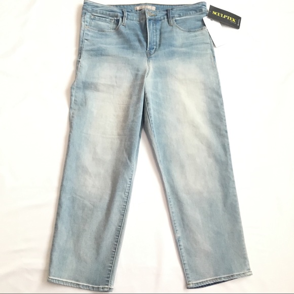 Athleta Sculptek Slim Straight Jean 